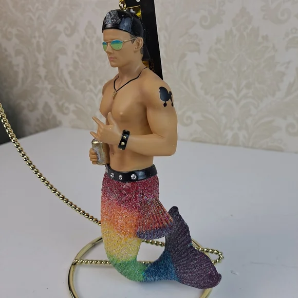 Rehoboth Merman December Diamonds Christmas Holiday Ornament - Picture 2 of 7